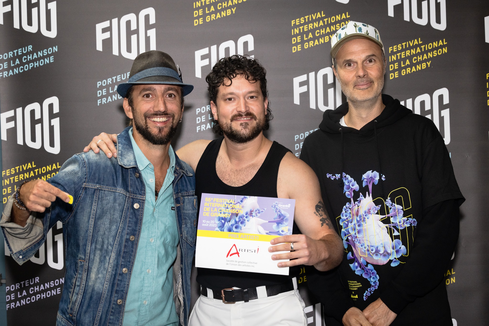 Olivier Faubert: winner of the Artisti Prize at the Festival International de la Chanson de Granby – FICG